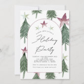 フェスティバルツリーズアーチホリデーパーティーオフィスパーティー 招待状 (正面)