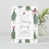 フェスティバルツリーズアーチホリデーパーティーオフィスパーティー 招待状 (スタンド正面)