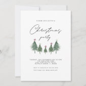 フェスティバルツリーズクリスマスパーティの招待状 招待状 (正面)