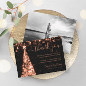 フェスティバルツリーバラ結婚金ゴールドの写真ありがとう 招待状