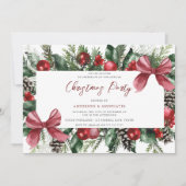 フェスティバルツリーボール&ボウリースクリスマスパーティー 招待状 (正面)