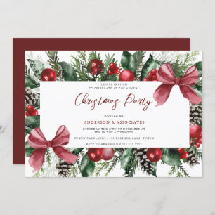 フェスティバルツリーボール&ボウリースクリスマスパーティー 招待状