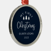 フェスティバルツリー初めてのクリスマス メタルオーナメント (右)