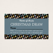 フェスティバルツリー、クリスマスパーティーラッフルチケット (正面)