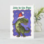 フェスティバルティラノサウルスディノクリスマス 招待状 (スタンド正面)