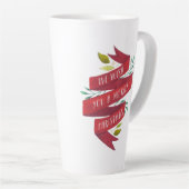 フェスティバルティンズクリスマスホリデー カフェラテマグ (右アングル)
