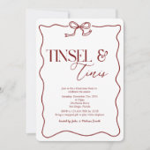 フェスティバルティンセルとティニのクリスマスパーティー 招待状 (正面)