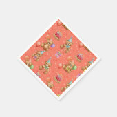 フェスティバルテディベアズ、Natasha Us スタンダードカクテルナプキン (角)