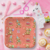 フェスティバルテディベアズ、Natasha Us ペーパープレート (パーティー)