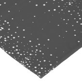 フェスティバルテーブルランナー – 木炭/ホワイトスターズ ショートテーブルランナー (コーナー)