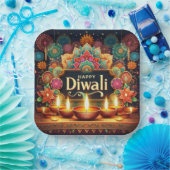 フェスティバルディワリ ペーパープレート (パーティー)