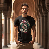 フェスティバルディーノステッカー:ジュラシック・サンタ Tシャツ