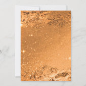 フェスティバルデコレーション金ゴールドクリスマスホリデーカンパニー 招待状 (裏面)