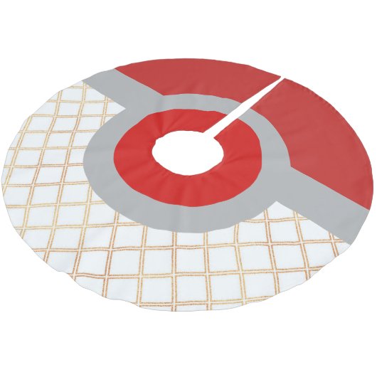 フェスティバルデザインツリースカート ブラッシュドポリエステルツリースカート (アングル)