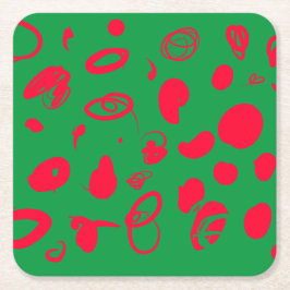 フェスティバルデザイン紙コースター スクエアペーパーコースター