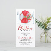 フェスティバルデジタルクリスマスディナー招待状 セーブザデート (スタンド正面)