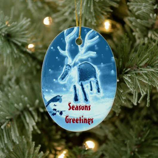 フェスティバルトインデアロビンシーズンズ セラミックオーナメント (ツリー)