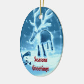 フェスティバルトインデアロビンシーズンズ セラミックオーナメント (左)