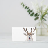 フェスティバルトナカイの名刺と間抜け顔 名刺 (スタンド正面)