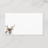 フェスティバルトナカイの名刺と間抜け顔 名刺 (裏面)