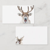 フェスティバルトナカイの名刺と間抜け顔 名刺 (正面/裏面)