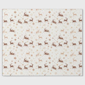 フェスティバルトナカイ/スレイクリスマス ラッピングペーパー (フラット)