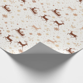 フェスティバルトナカイ/スレイクリスマス ラッピングペーパー