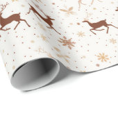 フェスティバルトナカイ/スレイクリスマス ラッピングペーパー (ロールコーナー)