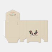 フェスティバルトナカイ〔雄ジカの〕枝角、クリスマスの好意ボックス フェイバーボックス (折り畳みなし)