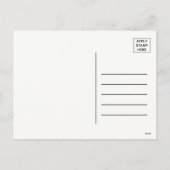 フェスティバルトナカイ〔雄ジカの〕枝角、クリスマスホリデーポストカ シーズンポストカード (裏面)