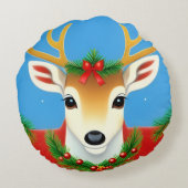 フェスティバルトナディアウィズホリデイリース ラウンドクッション (裏面)