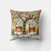 フェスティバルトナディアクリスマスツリーおもしろいホリデイ クッション (裏面)