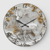 フェスティバルトナディアクリスマスデコール ラージ壁時計 (正面)