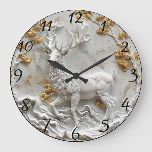 フェスティバルトナディアクリスマスデコール ラージ壁時計 (正面)