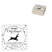 フェスティバルトナディアスノウホリデイ差出人住所 ラバースタンプ (押印)