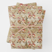 フェスティバルトナディアファミリーとサンタハッツ ラッピングペーパーシート (インサイチュ)