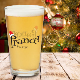 フェスティバルトナディアプランサーサンタハットクリスマスガラス タンブラーグラス