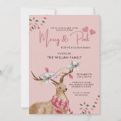 フェスティバルトナメリーーダー&ピンクホリデークリスマス 招待状 (正面)