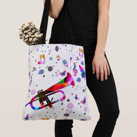 フェスティバルトランペット トートバッグ (クローズアップ)