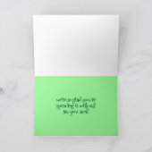 フェスティバルトリオのクリスマス格言と雪片 シーズンカード (内部)