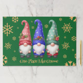 フェスティバルトリオのクリスマス格言と雪片 ペーパーパッド (インサイチュ)