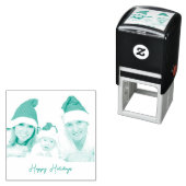 フェスティバルトレンディーハッピーホリデーフォト セルフインキングスタンプ (インサイチュ)