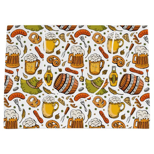 フェスティバルドイツオクトーバーフェストビール&ソーセージ ラージペーパーバッグ (正面)