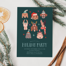 フェスティバルドッグズクリスマスパーティの招待状 招待状