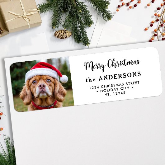 フェスティバルドッグフォトカスタム差出人住所 ラベル