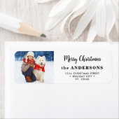 フェスティバルドッグフォトカスタム差出人住所 ラベル (インサイチュ)