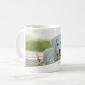 フェスティバルドッグフォトスタークリスマスキープサケ コーヒーマグカップ (正面左)