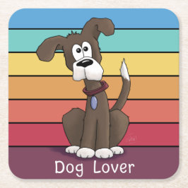 フェスティバルドッグラバースクエア紙コースター スクエアペーパーコースター
