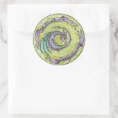 フェスティバルドラゴンステッカー ラウンドシール (バッグ)