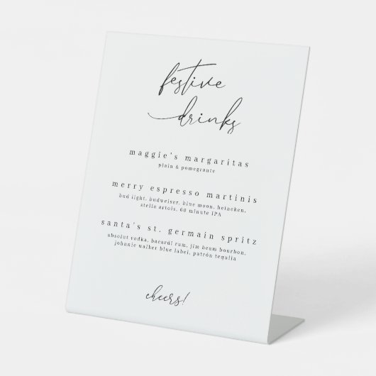 フェスティバルドリンク看板 台座サイン (正面)